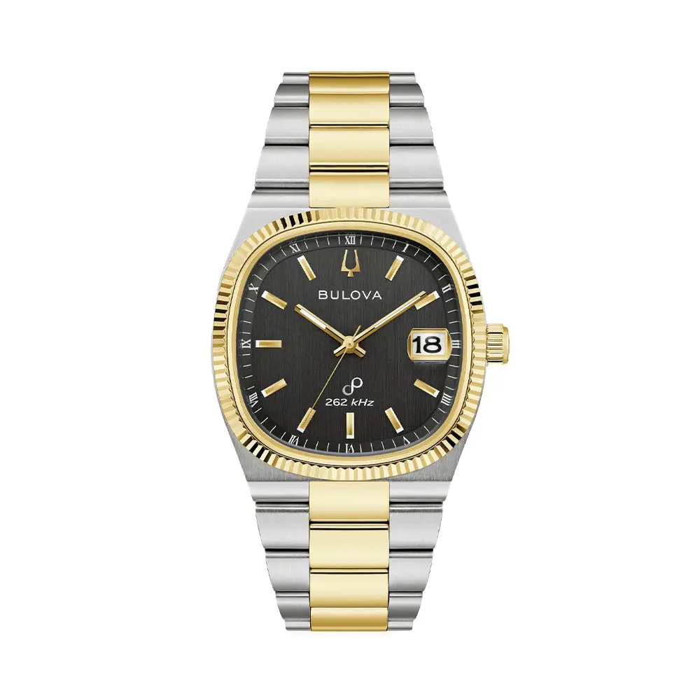 Super Seville High Precision Quartz Two-Tone 37.5Mm - Black On Bracelet 1