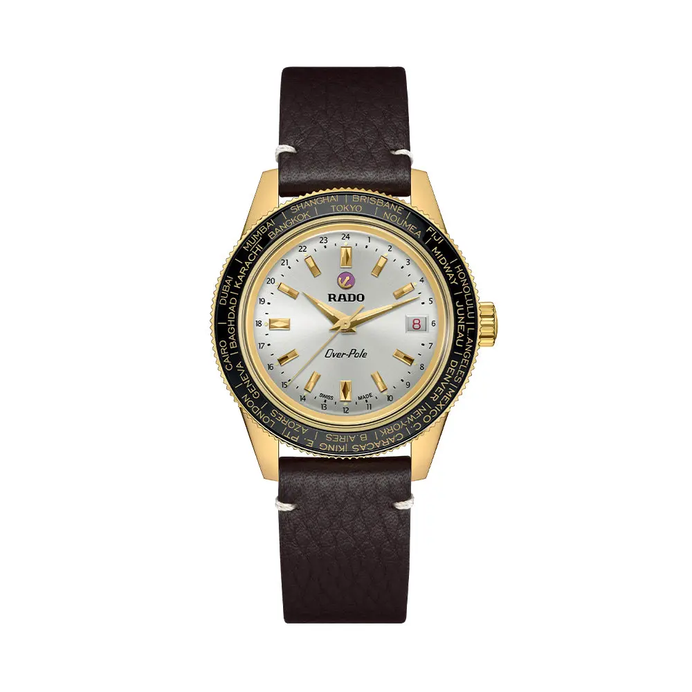 Captain Cook Over-Pole Limited Edition 39Mm - Silver On Bracelet And Leather Strap 1