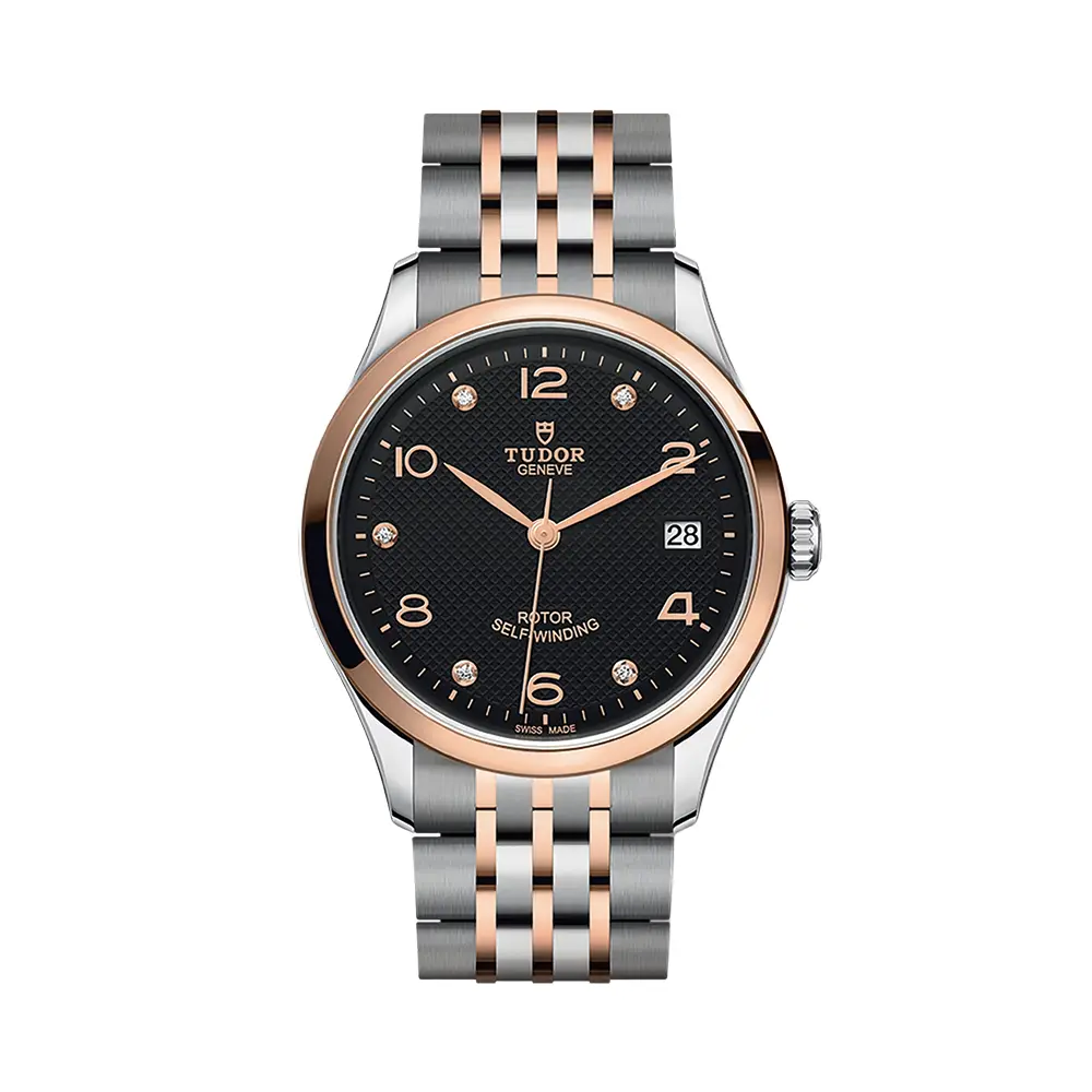 1926 Two-Tone 36Mm - Black, Diamond-Set On Bracelet 1
