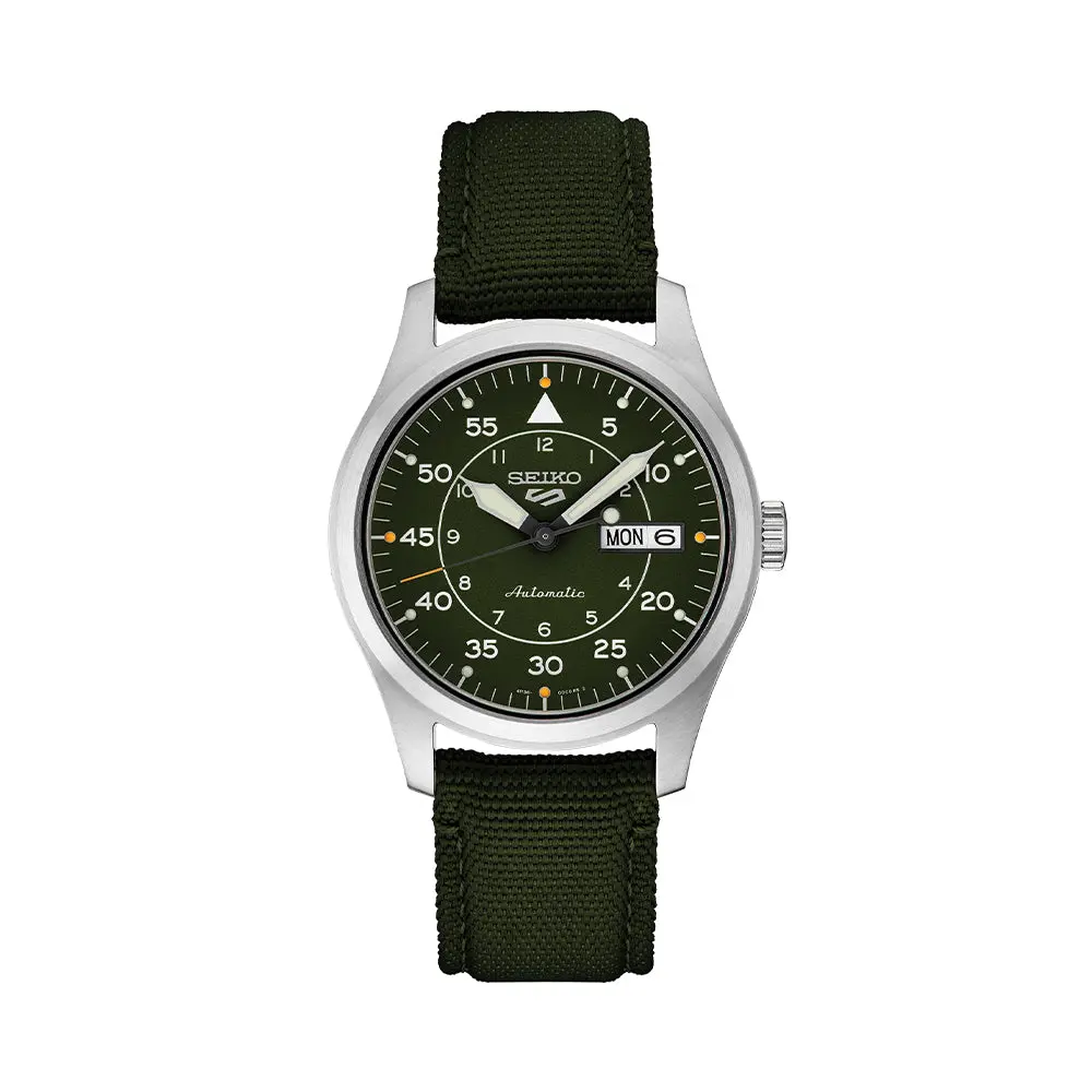 Srph29 5 Sports 39.4Mm - Green On Fabric Strap 1