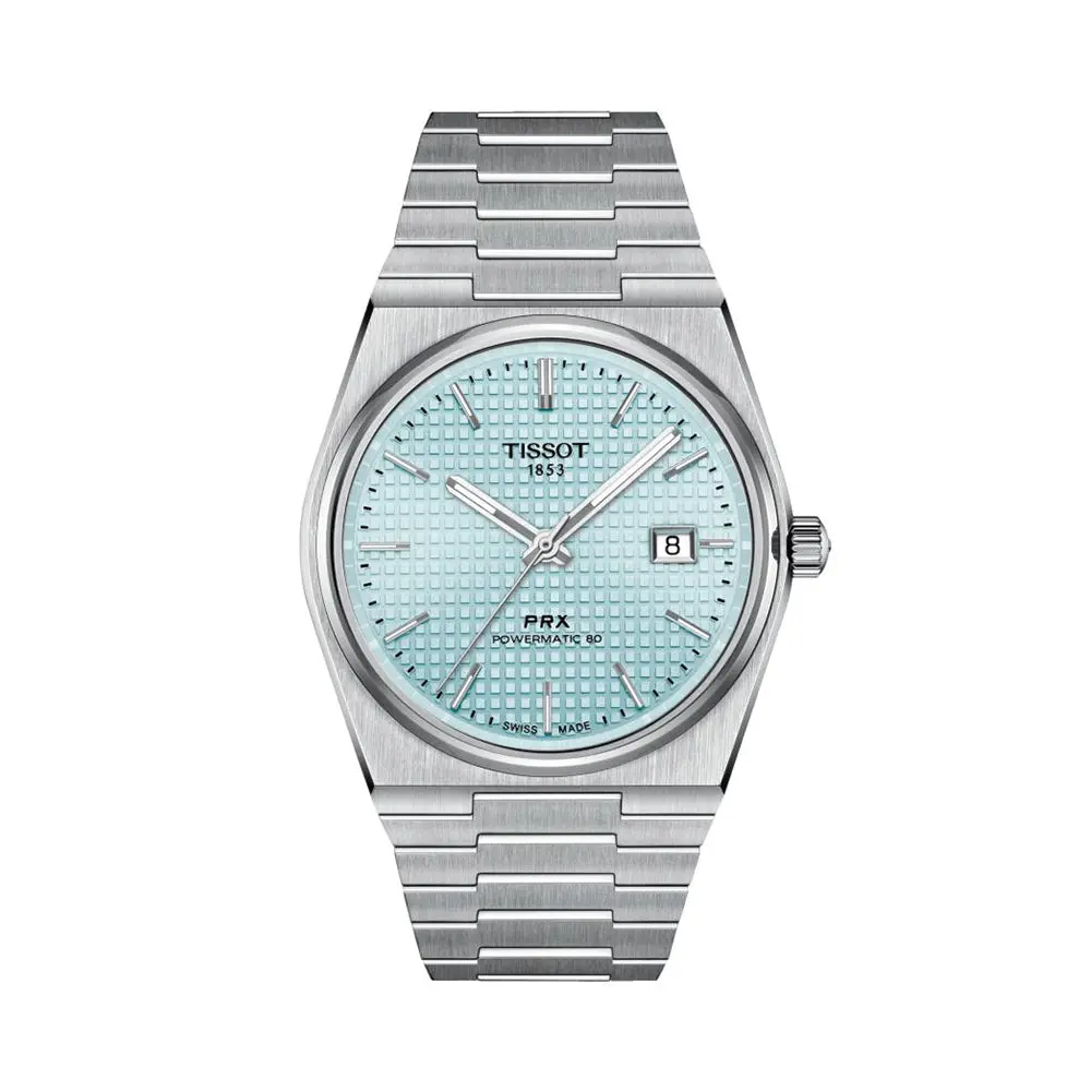 Prx "Glacier" Automatic Powermatic 80 40Mm - Ice Blue On Bracelet 1