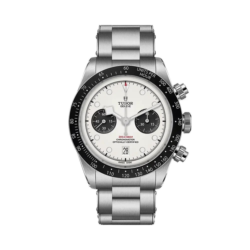Black Bay Chrono 41Mm - Opaline On 3-Link Bracelet 1