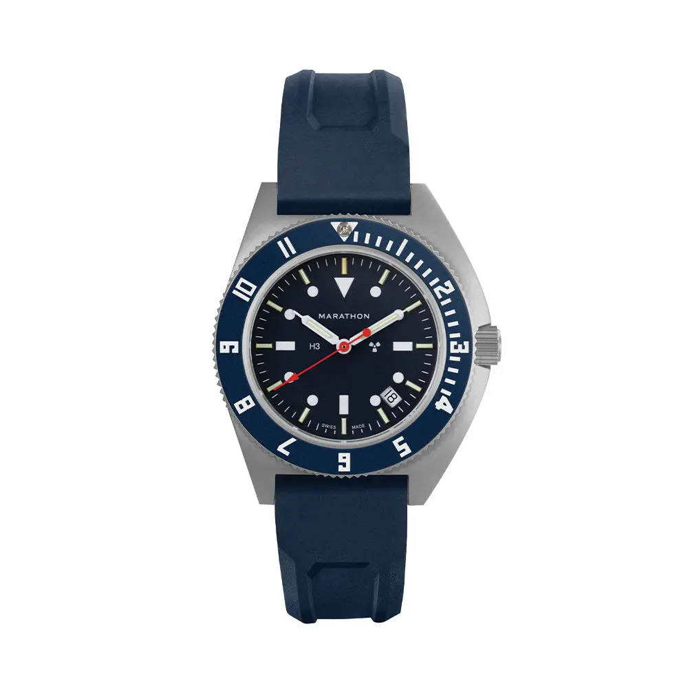 Ssnav-D Quartz Limited Edition "Blue Yonder" 41Mm - Blue On Rubber Strap 1