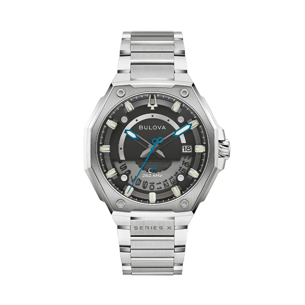 Series X High Precision Quartz 42Mm - Black On Bracelet 1
