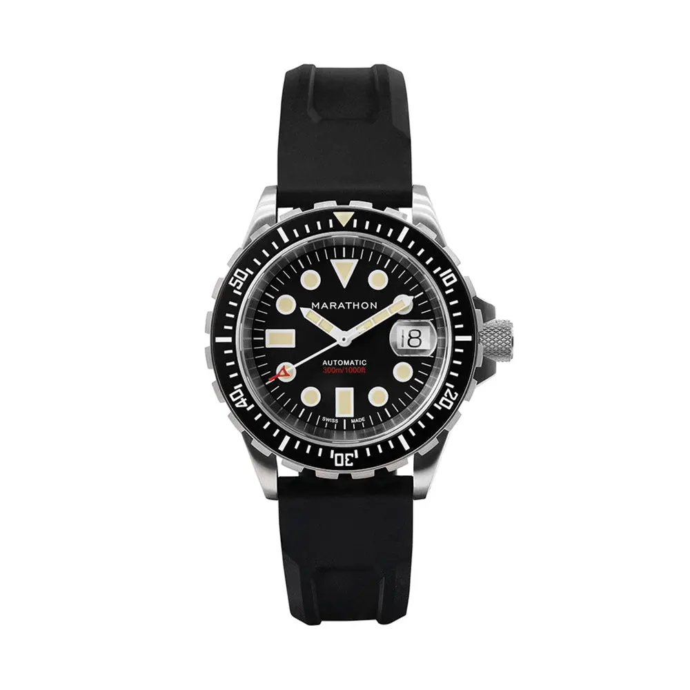 Osar-D Automatic With Date 41Mm - Black On Rubber Strap 1