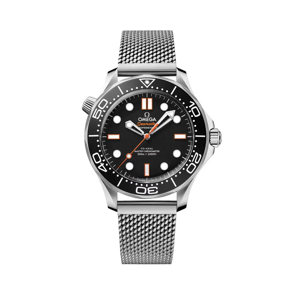 Seamaster Diver 300M 42Mm - Black On Mesh Bracelet 1