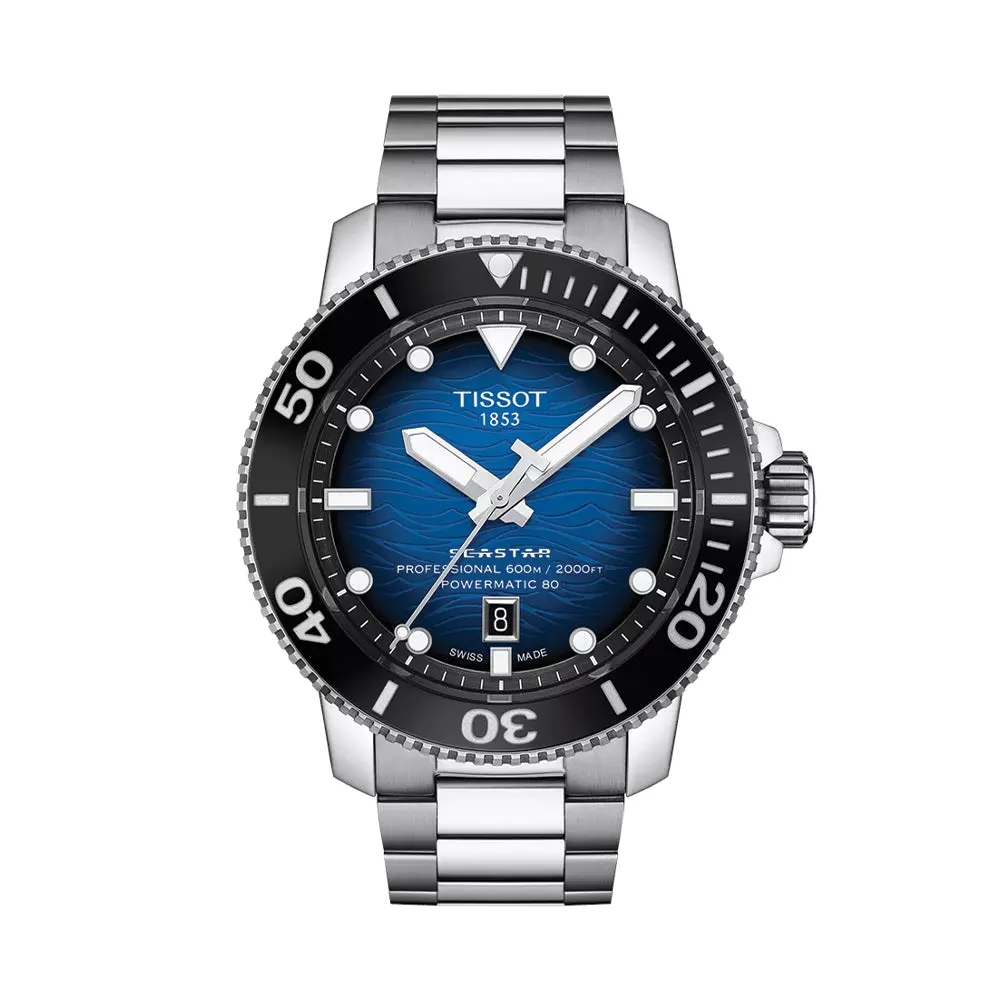 Seastar 2000 Professional Powermatic 80 46Mm - Blue On Bracelet 1