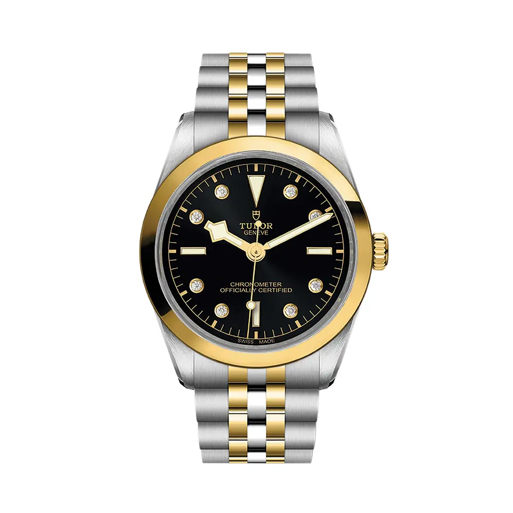 Black Bay One S&G 36Mm - Black, Diamond-Set On Bracelet 1
