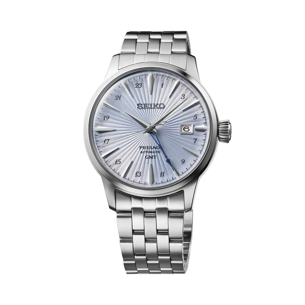 Ssk037 Presage Cocktail Time Gmt 40.5Mm - Blue On Bracelet 1
