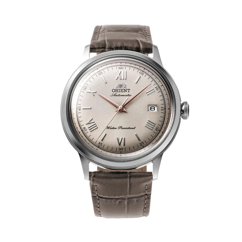 Bambino Version 2 40.5Mm - Beige On Leather Strap 1
