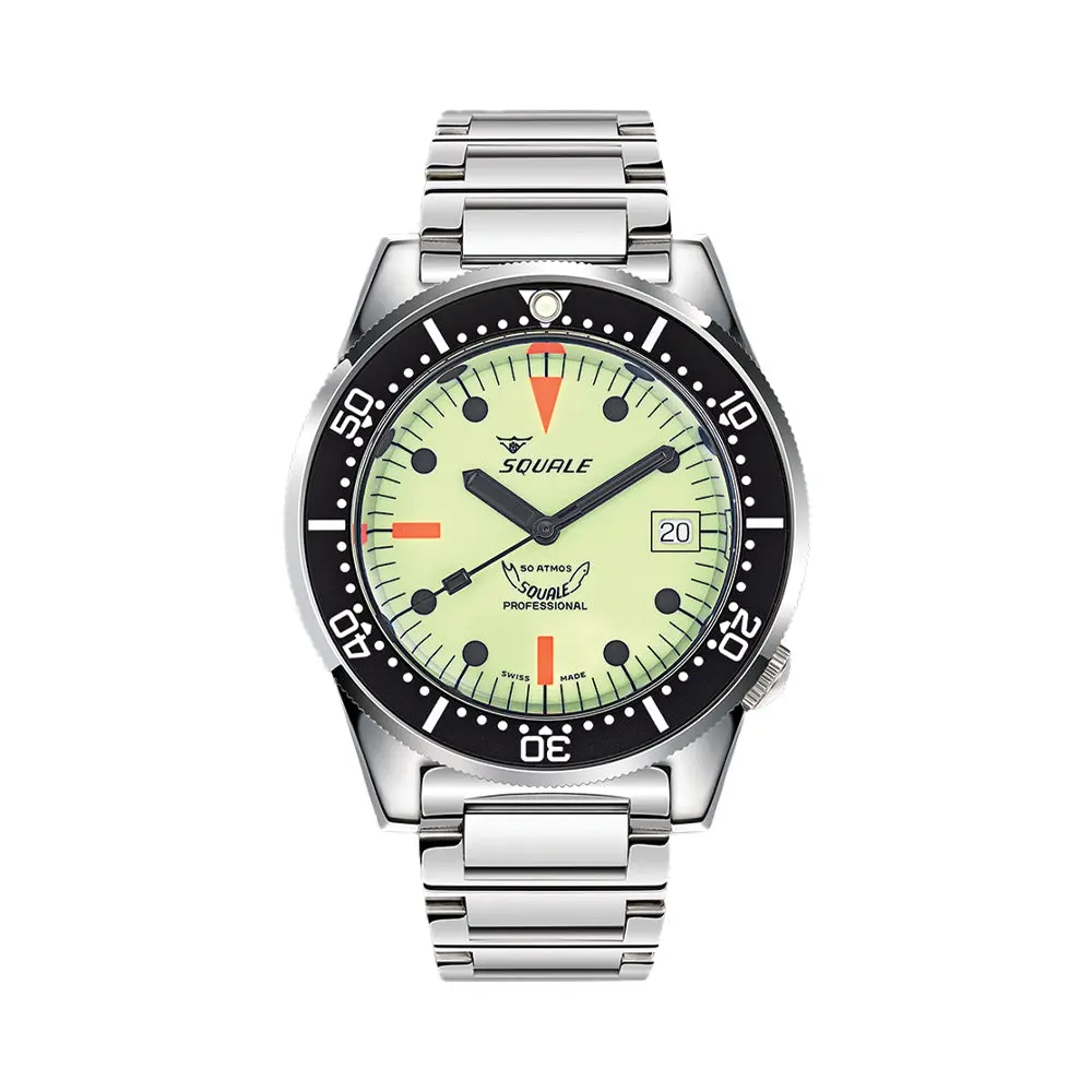 1521 42Mm - Full Luminous Green On Bracelet 1