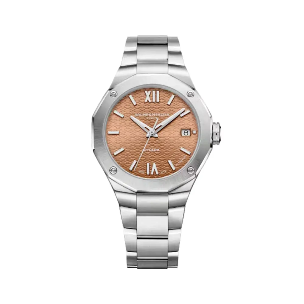 Riviera 10764 Automatic Date 36Mm - Terracotta On Bracelet 1