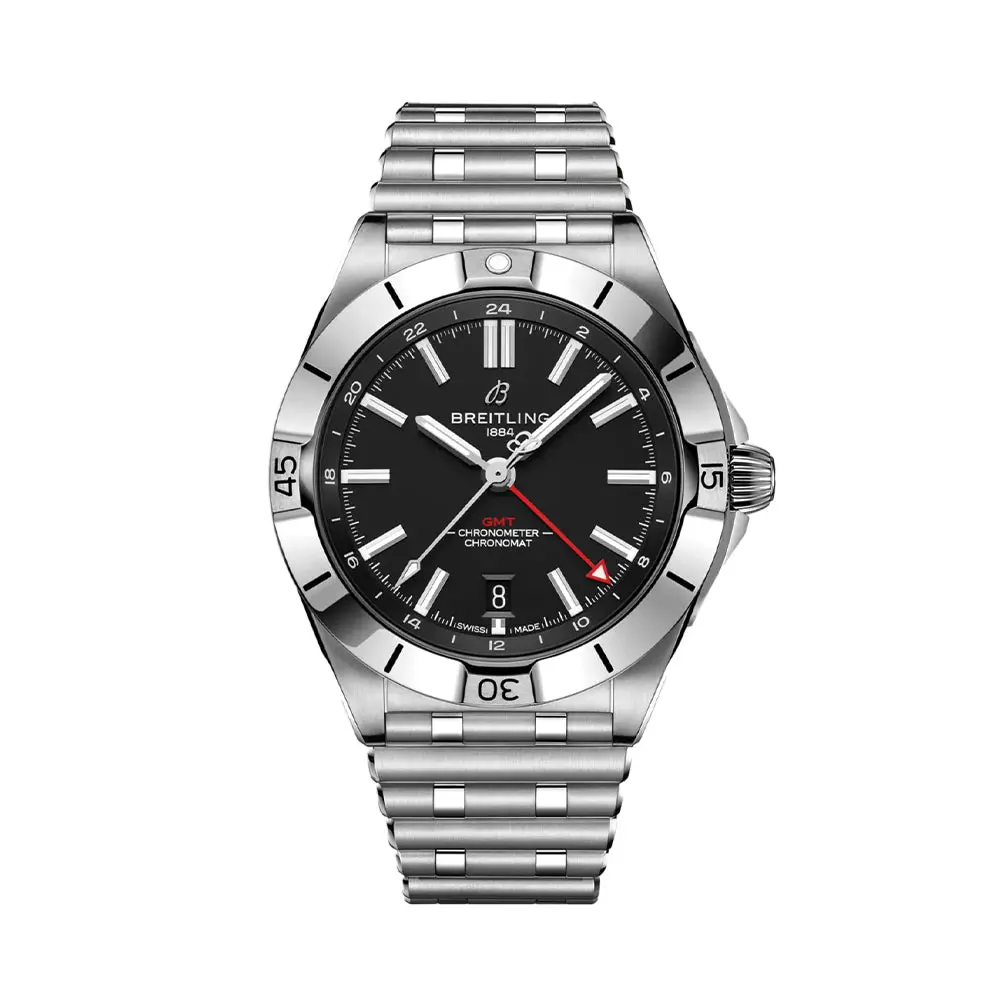 Chronomat Automatic Gmt 40Mm - Black On Bracelet 1