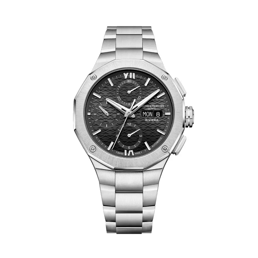 Riviera 10825 Automatic Chronograph 41Mm - Black On Bracelet 1