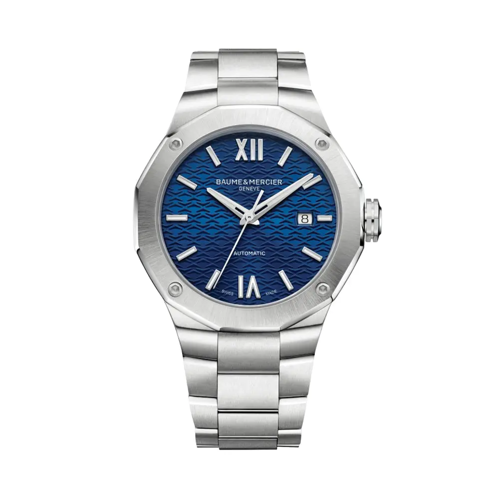 Riviera 10620 Automatic Date 42Mm - Blue On Bracelet 1