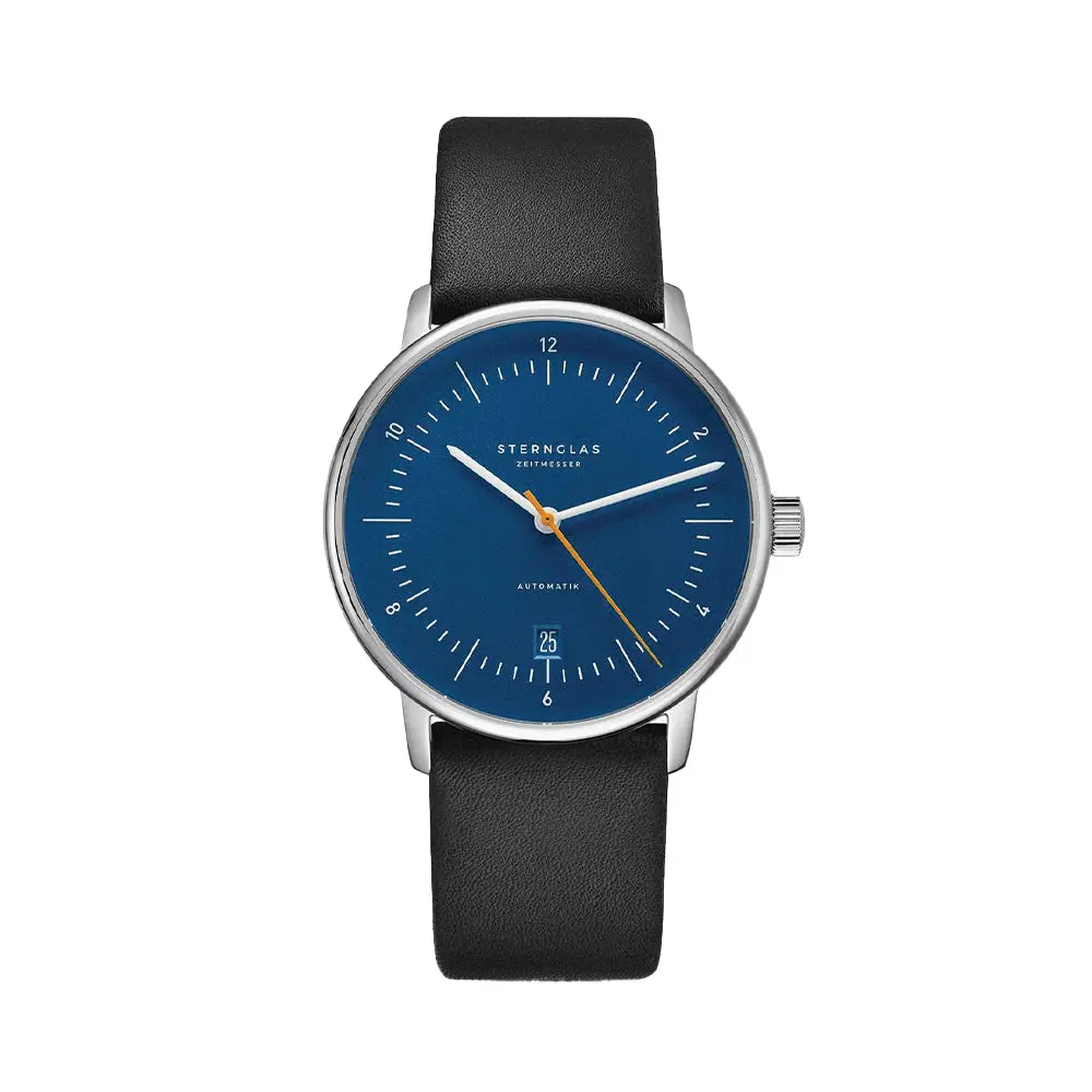 Naos Automatic 38Mm - Blue On Leather Strap 1