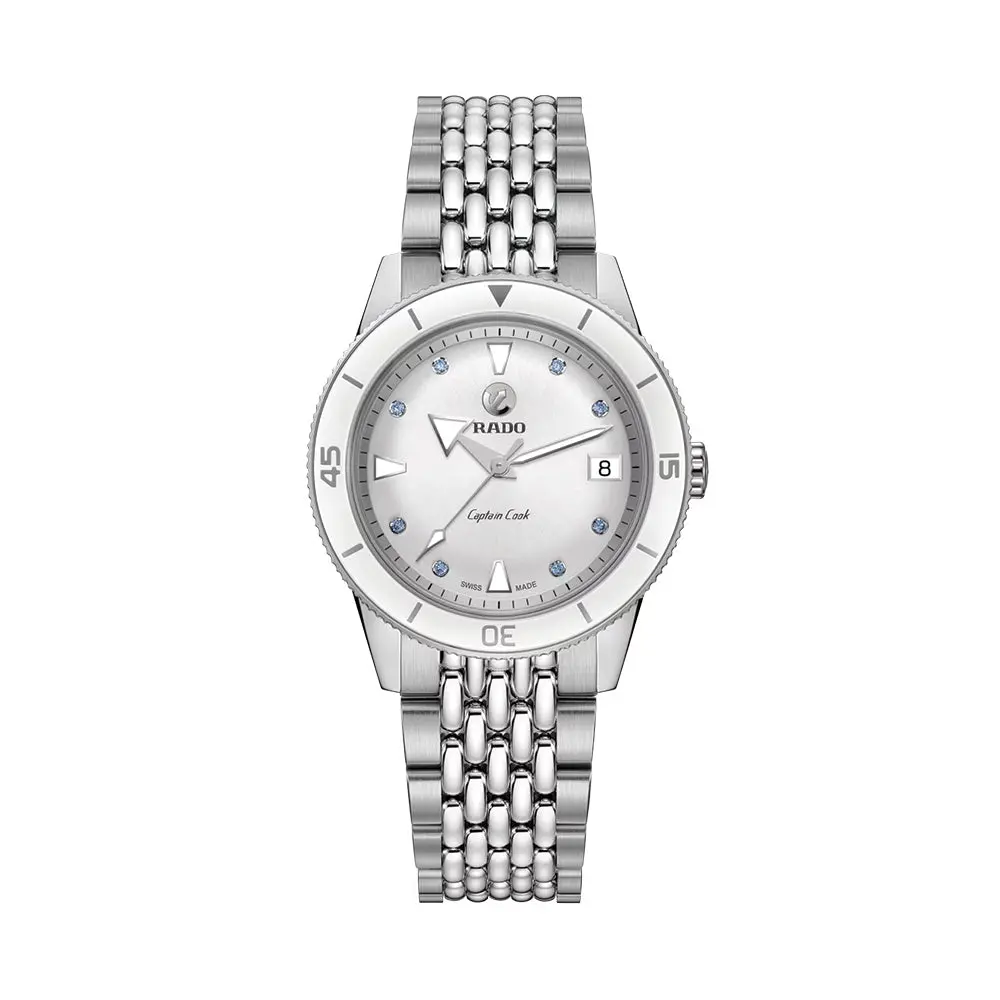 Captain Cook Automatic 37Mm - White On Bracelet 1