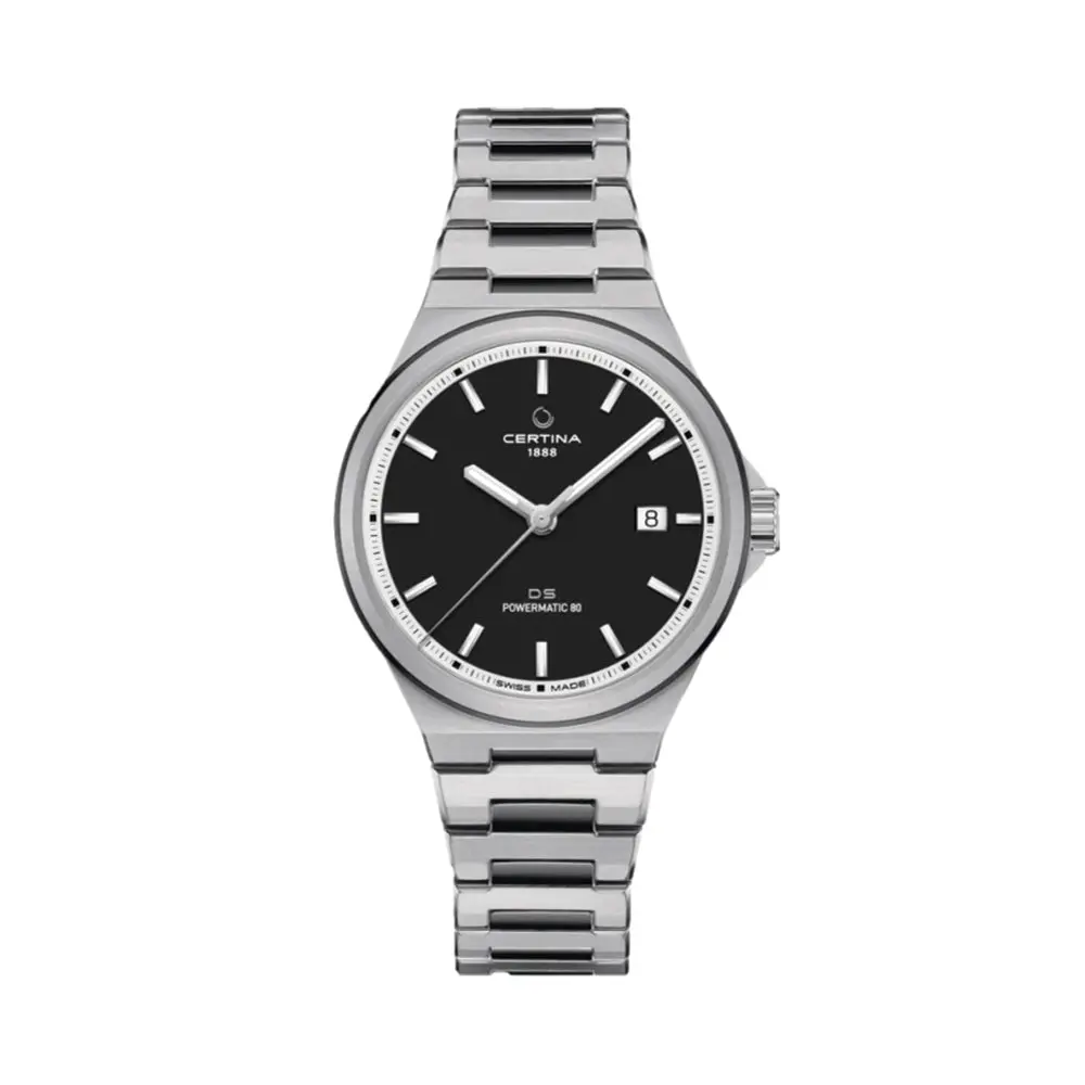 Ds-7 Powermatic 80 39Mm - Black On Bracelet 1