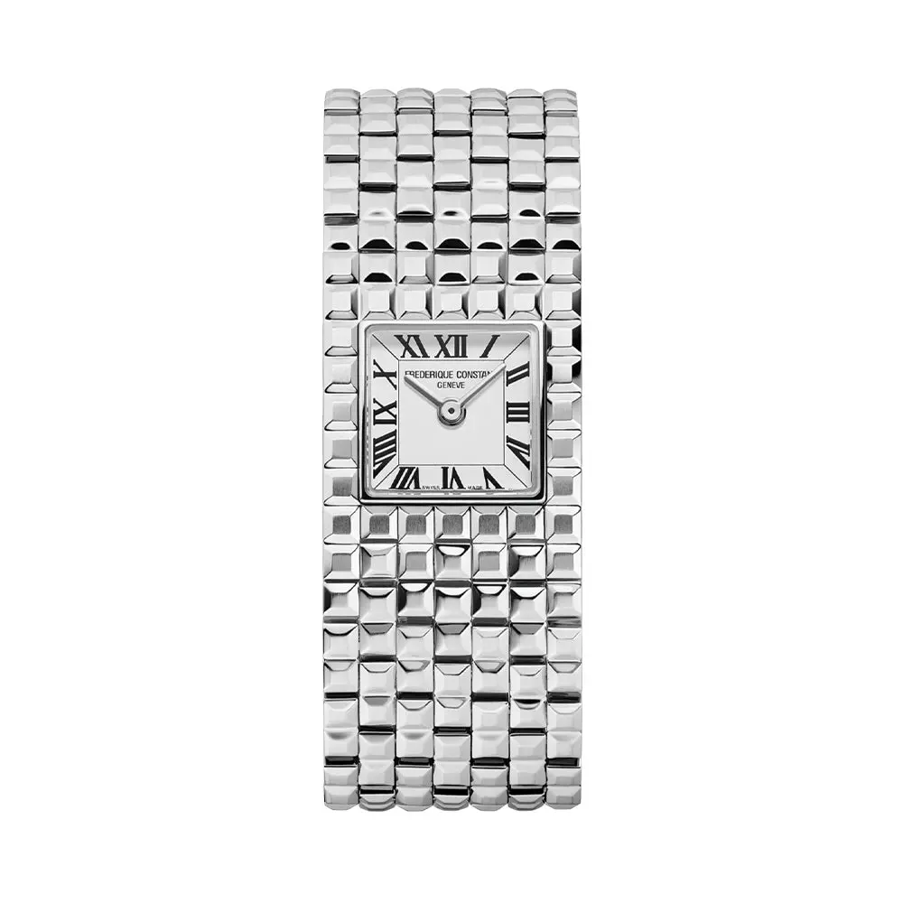 Classics Manchette 25.7X20mm - White On Bracelet 1