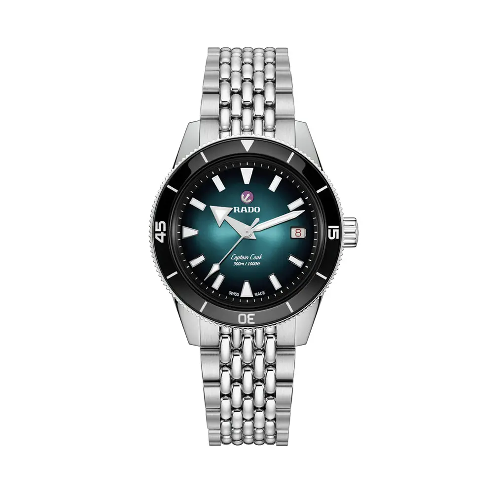 Captain Cook Automatic 39Mm - Turquoise On Bracelet 1