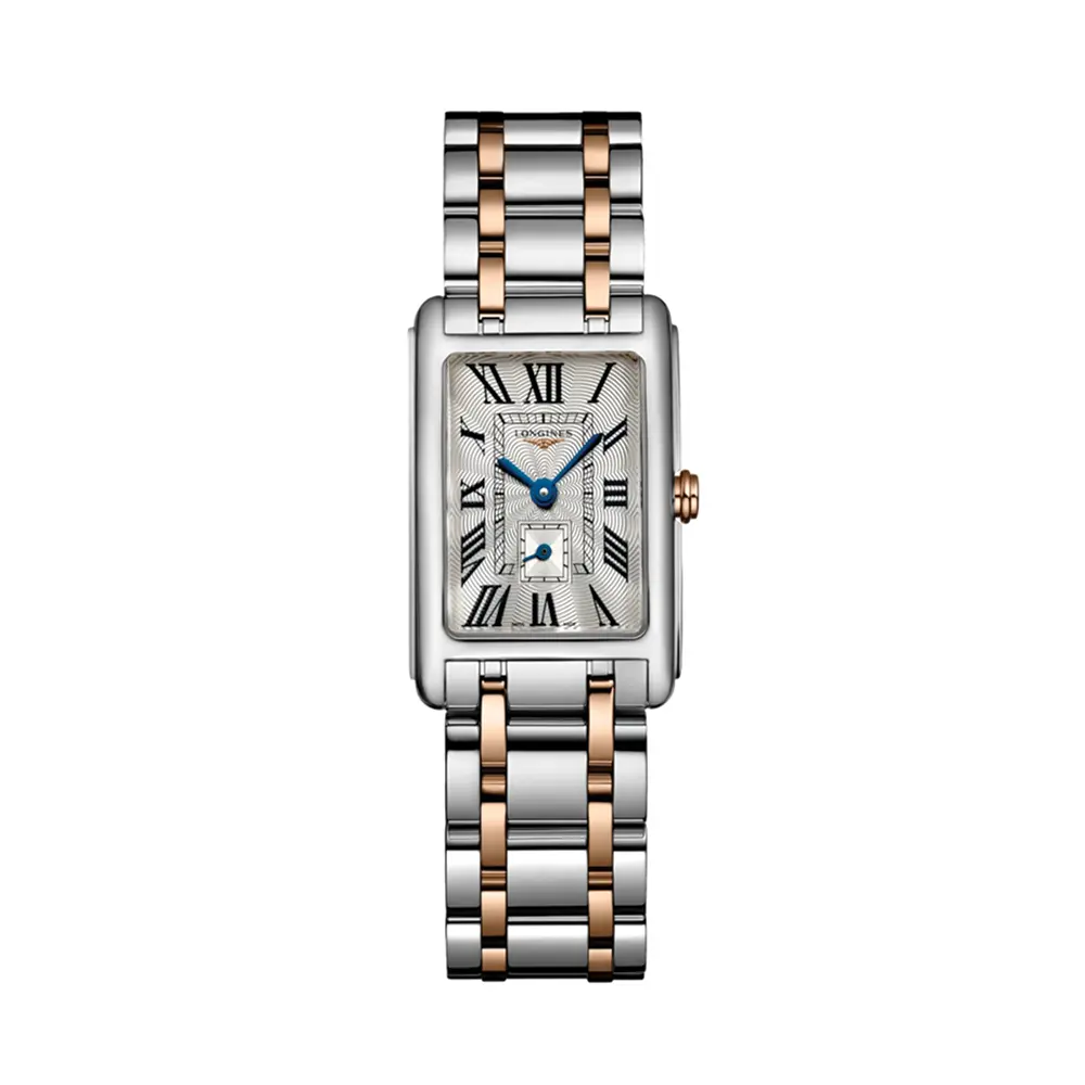 Dolcevita Two-Tone 32Mm - Silver "Fliniqué" Dial On Bracelet 1