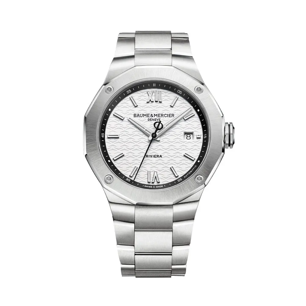 Riviera 10829 Automatic Date 42Mm - White On Bracelet 1