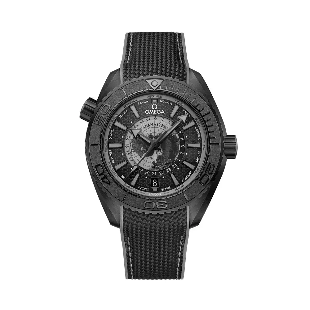 Seamaster Planet Ocean 600M Black Ceramic 45.5Mm - Black On Rubber Strap 1