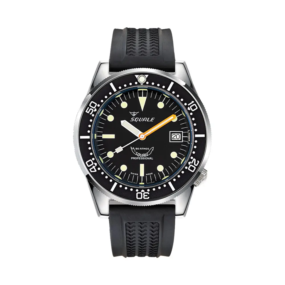 1521 Classic 42Mm - Black On Rubber Strap 1