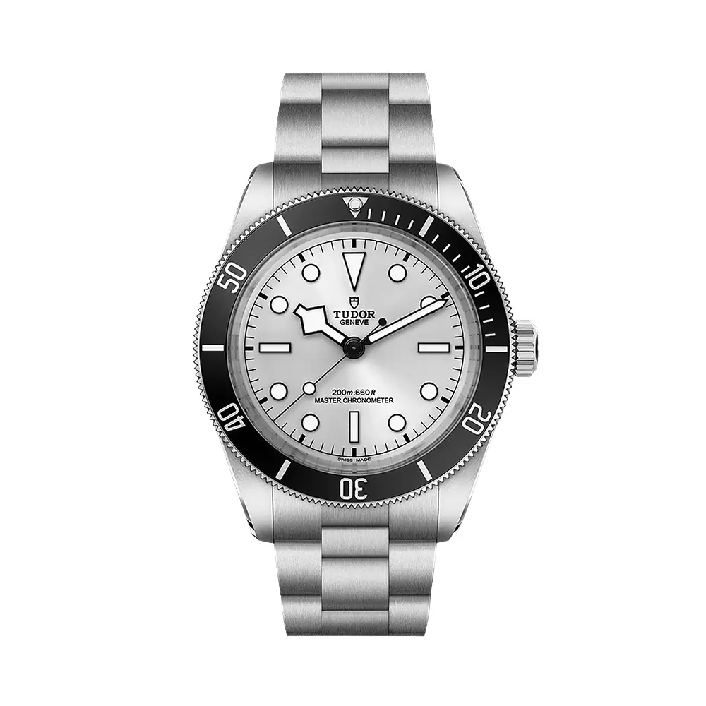 Black Bay 68 43Mm - Silver, Black Bezel On Bracelet 1