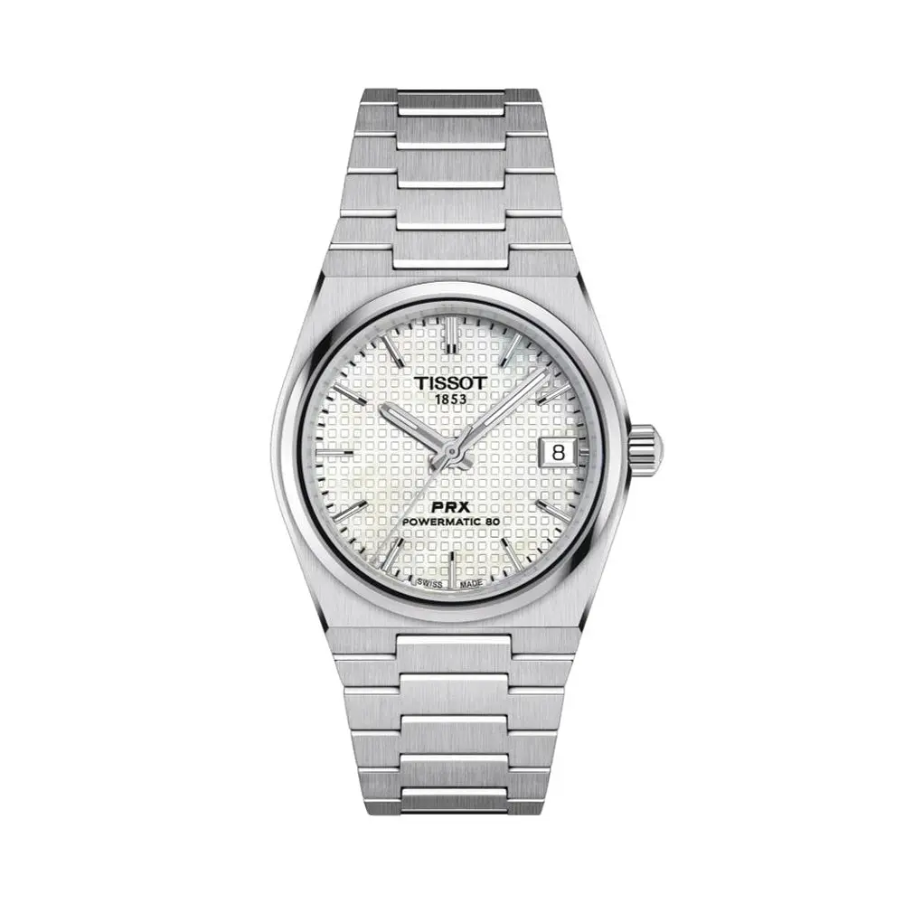 Prx Powermatic 80 35Mm - White, Mother-Of-Pearl On Bracelet 1