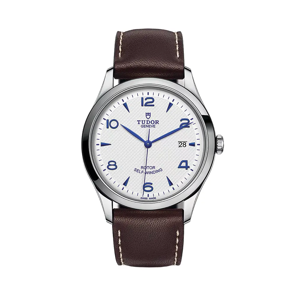 1926 41Mm - Opaline On Leather Strap 1