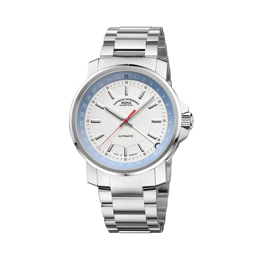 29Er Big Pointer Date Automatic 42.4Mm - White On Bracelet 1