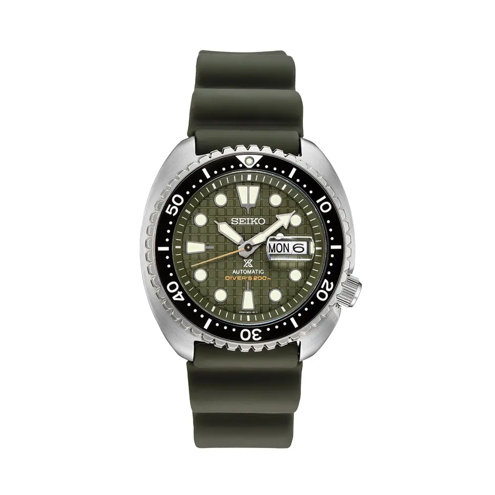 Srpe05 Prospex Automatic Diver 45Mm - Green On Rubber Strap 1