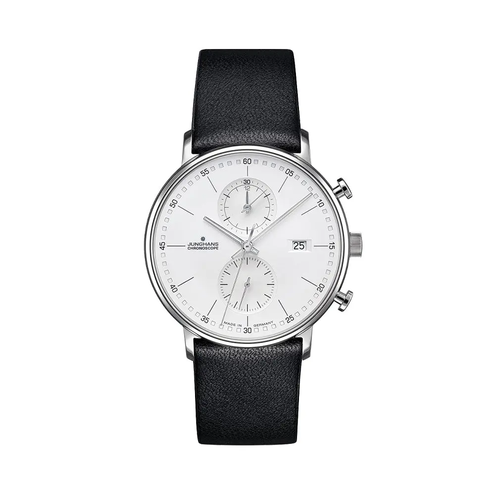 Form C 40Mm - White On Leather Strap 1