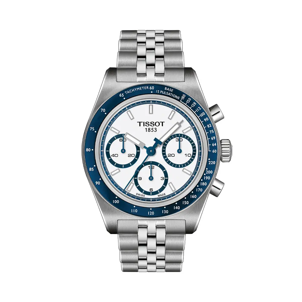 Pr516 Automatic Valjoux Chronograph 41Mm - White On Bracelet 1