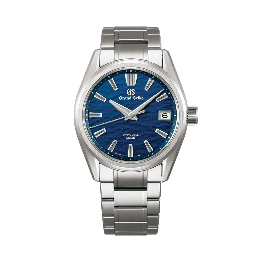 Slga019 "Lake Suwa" Evolution 9 Spring Drive 5 Days 40Mm - Blue On Bracelet 1