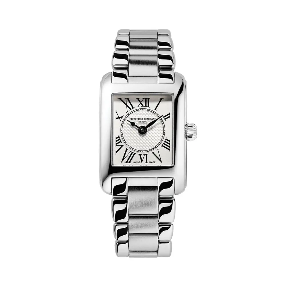 Classic Carrée Ladies 23Mm - Silver On Bracelet 1