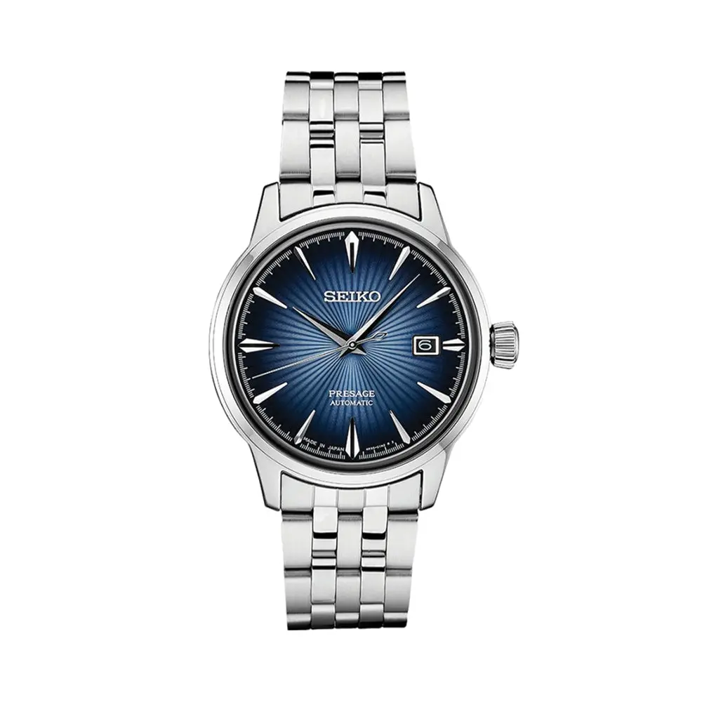 Srpb41 Presage Cocktail Time 40.5Mm - Blue On Bracelet 1