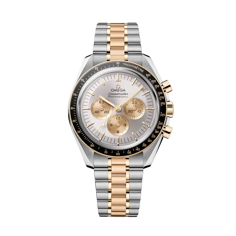 Speedmaster Moonwatch Professional Steel Moonshine Gold 42Mm ‑ Silver On Bracelet 1
