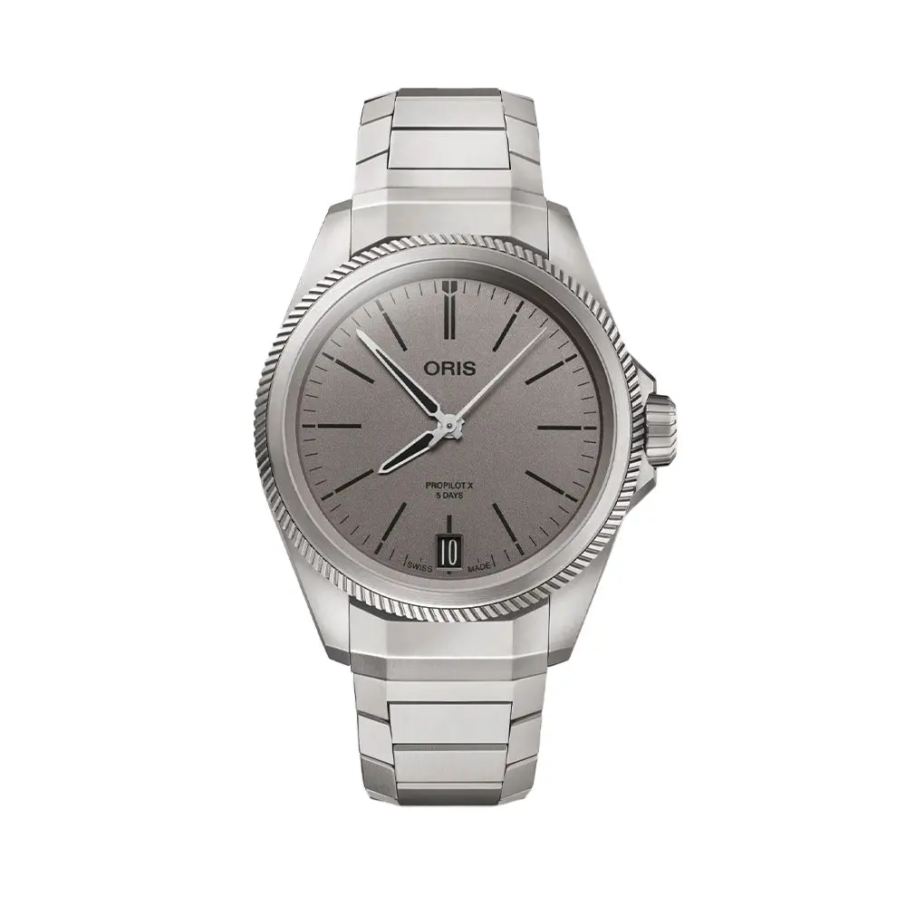 Propilot X Caliber 400 39Mm - Grey On Bracelet 1