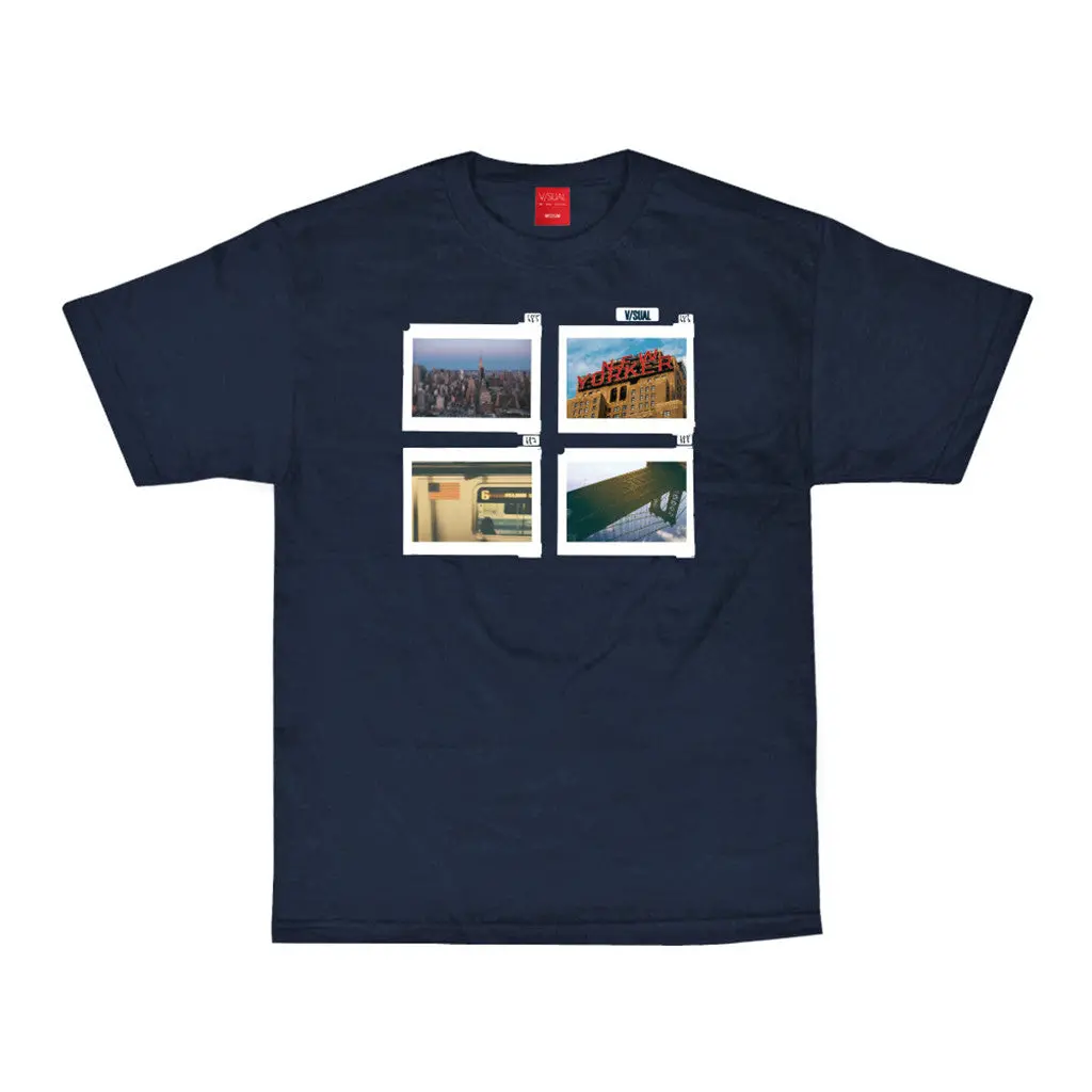 Visual Contact Sheet 003 Tee - Navy 1