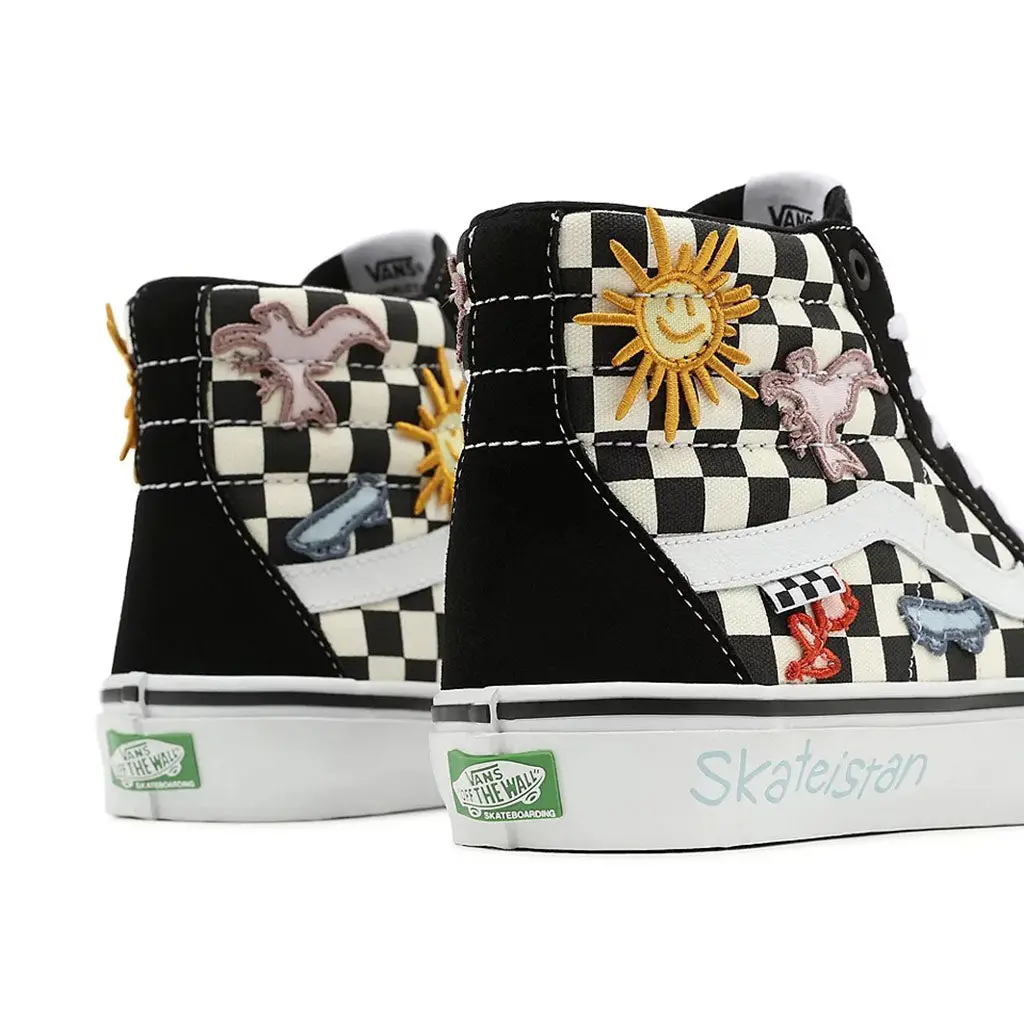 Vans Skate Sk8-Hi X Skateistan - Checkerboard 5