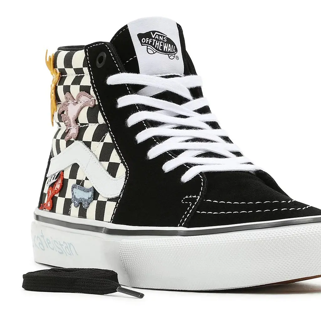 Vans Skate Sk8-Hi X Skateistan - Checkerboard 6