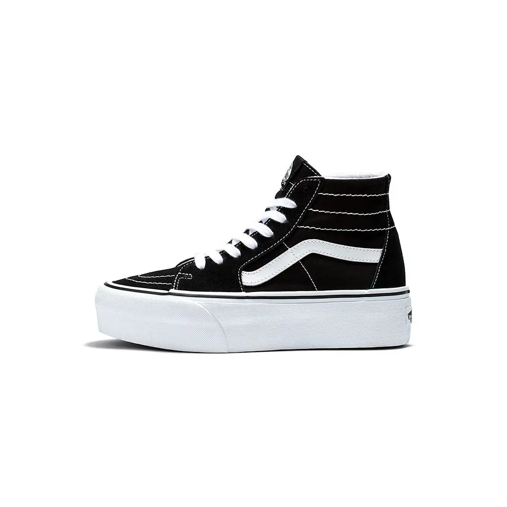 Vans Women's Sk8-Hi Tapered Stackform - Black/White 1