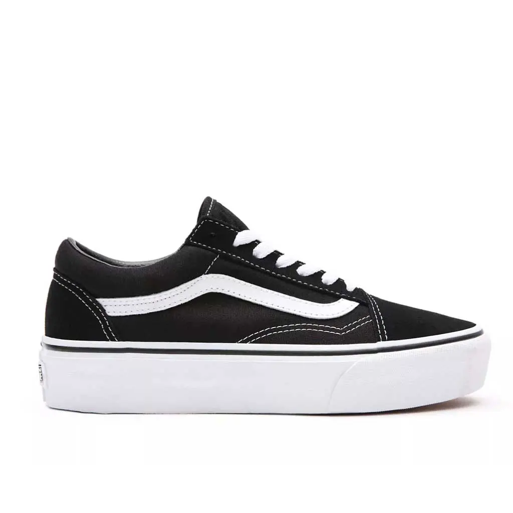 Vans Old Skool Platform - Black/White 1