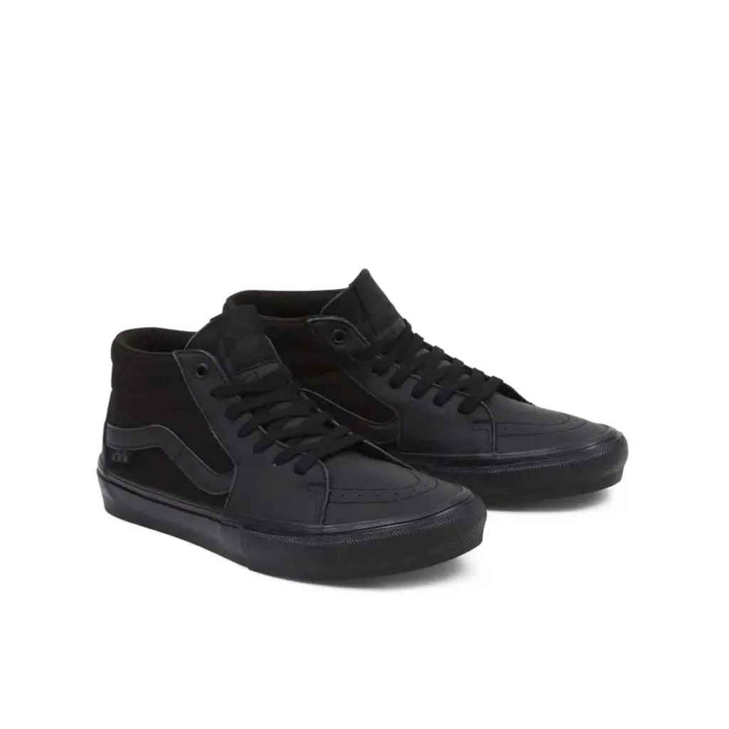 Vans Skate Grosso Mid - Leather Black 1