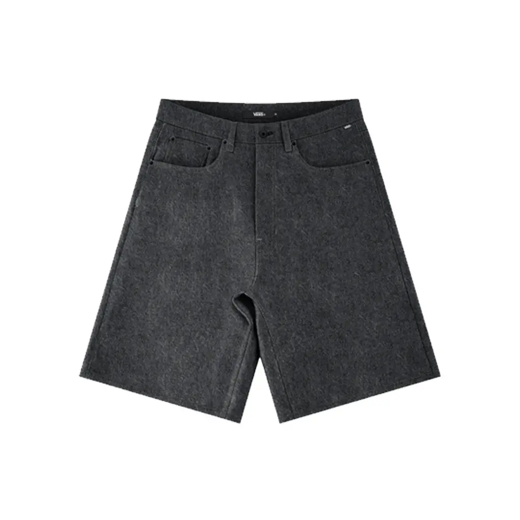 Vans Check-5 Baggy Denim Short - Washed Black 1