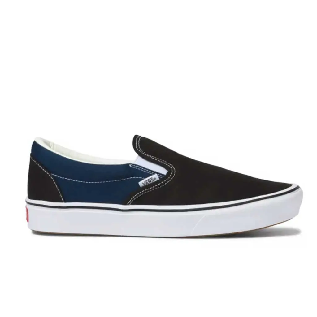 Vans Comfycush Slip On - Black/Dress Blue 1