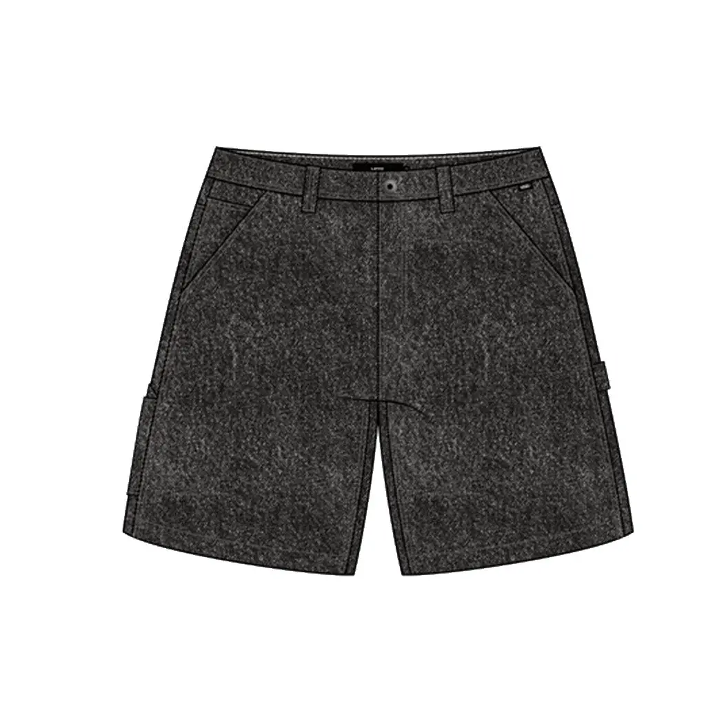 Vans Drill Chore Loose Denim Short - Stonewash Black 1