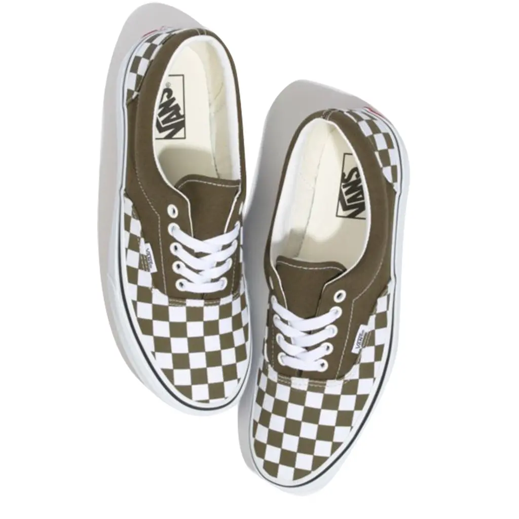 Vans Era Checkerboard - Beech/ True White 1